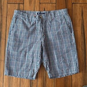 Ben Sherman Plaid Shorts Casual Golf Mens 34 EUC